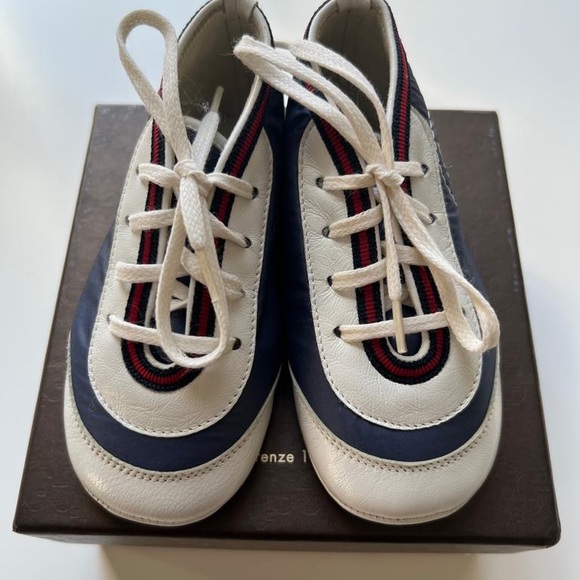 NEW with tags GUCCI shoes unisex toddler 19 size - Picture 13 of 16